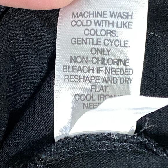 J Jill Dress Wearable Collection Black Floral Tunic - Picture 5 of 7